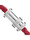 Men's Braided Leather Bracelet Red - MONTBLANC - BALAAN.