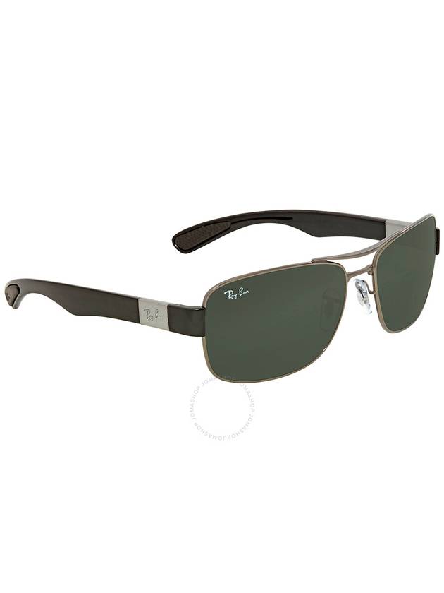 Ray Ban Green Classic Rectangular Men's Sunglasses RB3522 004/71 61 - RAY-BAN - BALAAN 2