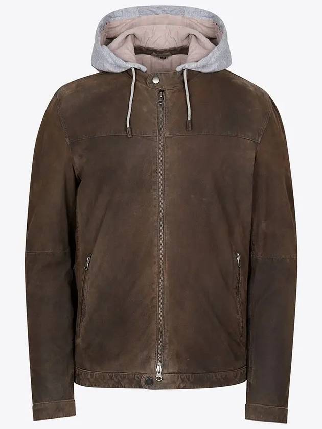Italian goat leather hooded jacket ALJP126 - IKALOOOK - BALAAN 5