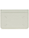 Grain Leather Stitch Card Wallet White - MAISON MARGIELA - BALAAN 1