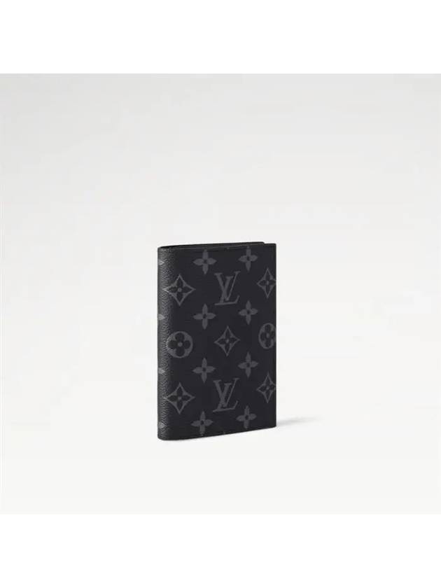 Monogram Eclipse Passport Wallet Black - LOUIS VUITTON - BALAAN 3