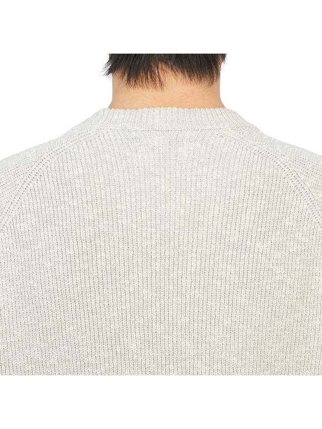 Shadow Project Waffen Patch Badge Knit Top Grey - STONE ISLAND - BALAAN 8