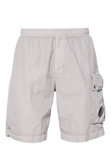 Flat Nylon Lens Beachwear Shorts Grey - CP COMPANY - BALAAN 1