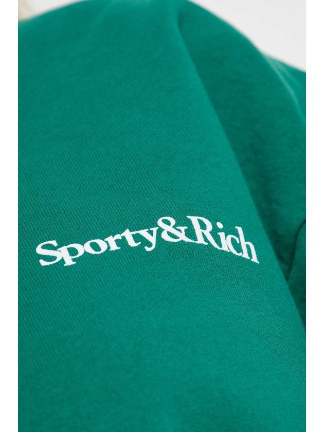 Sporty & Rich Sweatshirt From The Health Is Wealth Collection, Unisex, Green - SPORTY & RICH - BALAAN 7