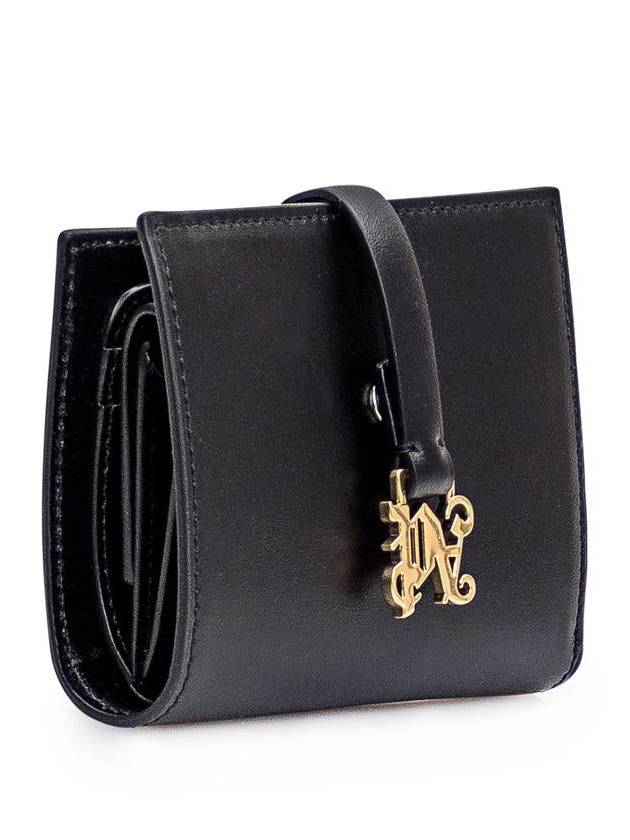 monogram embellished leather wallet PWNC006S24LEA0011076 - PALM ANGELS - BALAAN 3