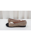 Ballerina pink tweed flat shoes size 36 5 G02819 - CHANEL - BALAAN 4