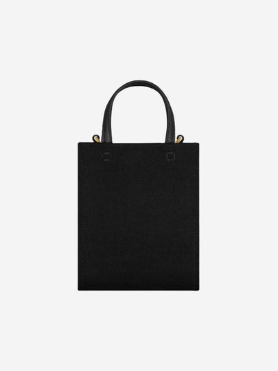 Logo Printed Vertical Mini Tote Bag Black - GIVENCHY - BALAAN 2