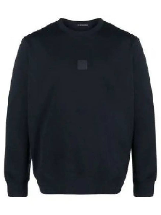 Men s Metropolis Series Logo Sweatshirt Total Eclipse 15CLSS230 A006452W 888 1012170 - CP COMPANY - BALAAN 1