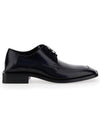 BB Coin Patent Derby Shoes Black - BALENCIAGA - BALAAN.