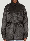 Face chest logo pocket patch quilted jacket - ACNE STUDIOS - BALAAN 1