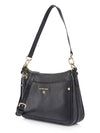 Women's Jet Set Charm Pochette Medium Shoulder Bag Black - MICHAEL KORS - BALAAN 3