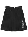 Utility pleated midi skirt BLACK WOMAN - MALBON GOLF - BALAAN 1