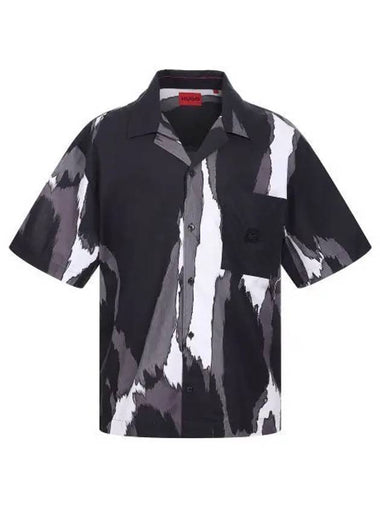 HUGO graphic print casual overshirt 50515310 966 - HUGO BOSS - BALAAN 1