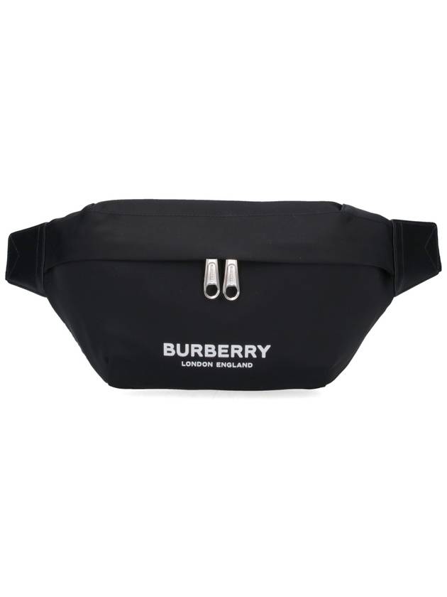 Logo Print Nylon Sonny Bum Belt Bag Black - BURBERRY - BALAAN 2