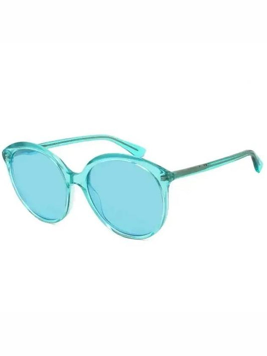 Eyewear Round Acetate Sunglasses Light Blue - GUCCI - BALAAN 1