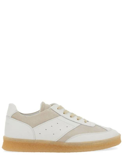 MM6 6 Court Low Top Sneakers White - MAISON MARGIELA - BALAAN 2