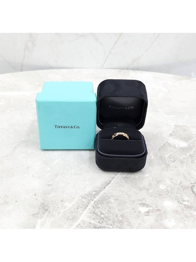 Lux You Diamond 3P Atlas Ring 18K Rose Gold No 4 5 - TIFFANY & CO. - BALAAN 5