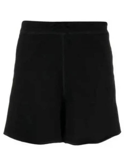 Logo Cotton Shorts Black - GANNI - BALAAN 2