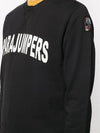 Men's Logo Patch Caleb Black Sweatshirt PM FLE CF01 541 - PARAJUMPERS - BALAAN 2