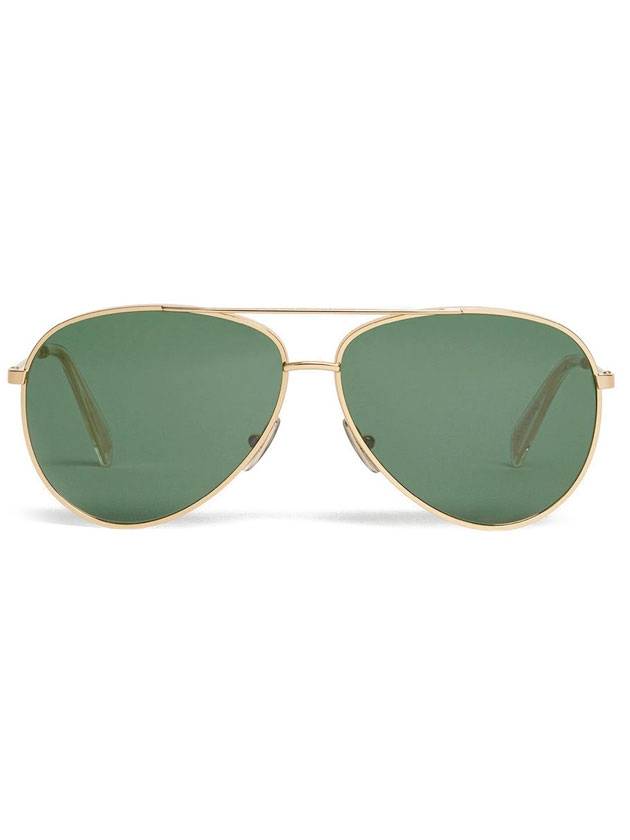 Eyewear Aviator Metal Sunglasses Green - CELINE - BALAAN 1