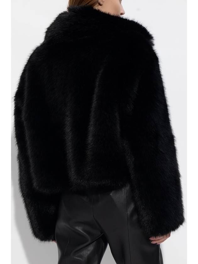 STAND STUDIO ‘Samara’ Faux Fur Jacket, Women's, Black - STAND STUDIO - BALAAN 4