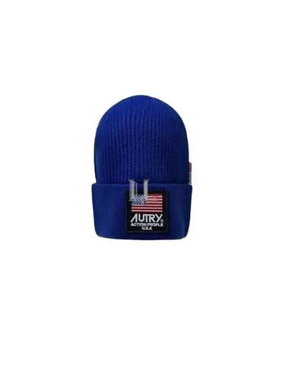 Logo Patch Beanie Blue - AUTRY - BALAAN 2