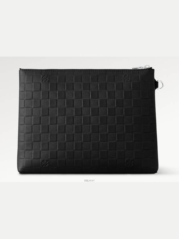 Takeoff Damier Pouch Bag Black - LOUIS VUITTON - BALAAN 5