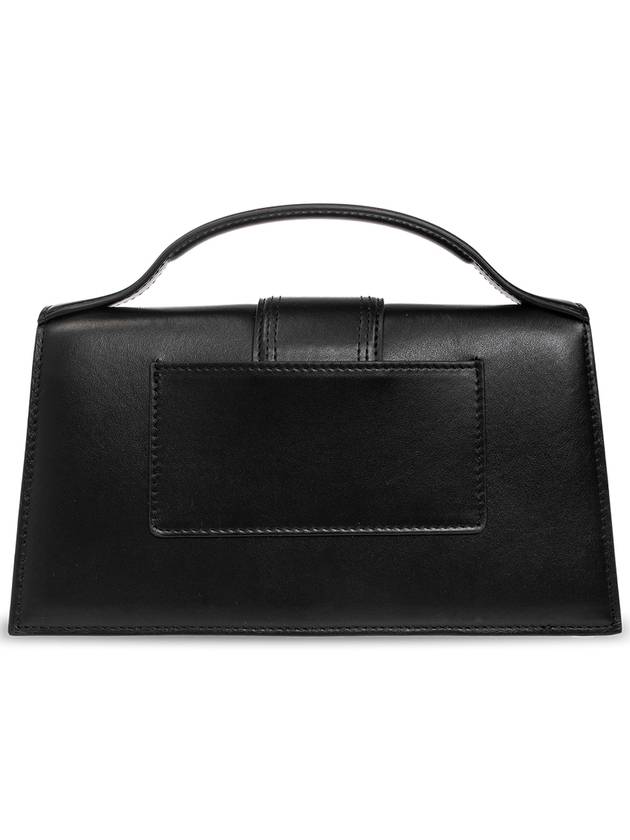 Le Grand Bambino Leather Tote Bag Black Silver - JACQUEMUS - BALAAN 4