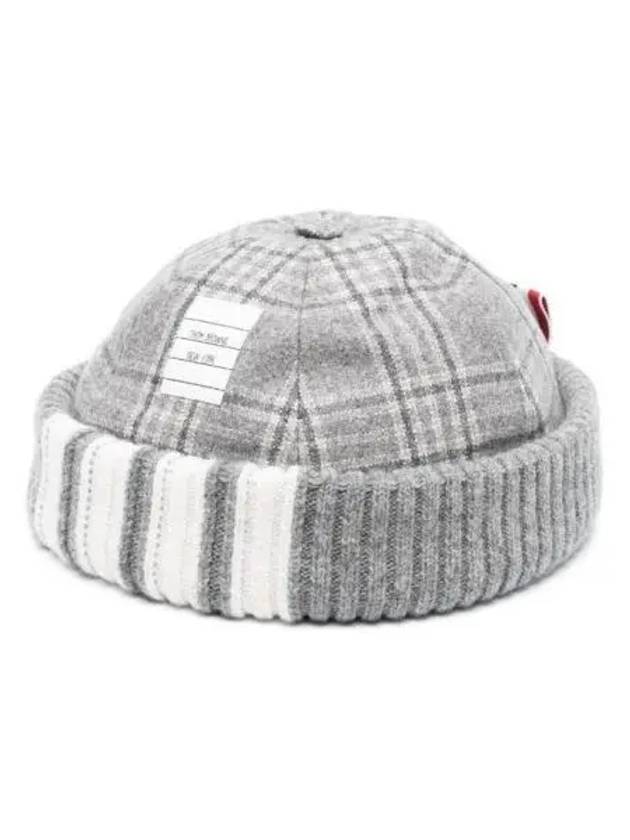 4-Bar Beanie Grey - THOM BROWNE - BALAAN 2