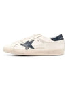 Superstar Beige Night Blue Heel Tab Sneakers - GOLDEN GOOSE - BALAAN 2