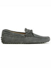 Men's Gommino Suede Driving Shoes Grey - TOD'S - BALAAN 3