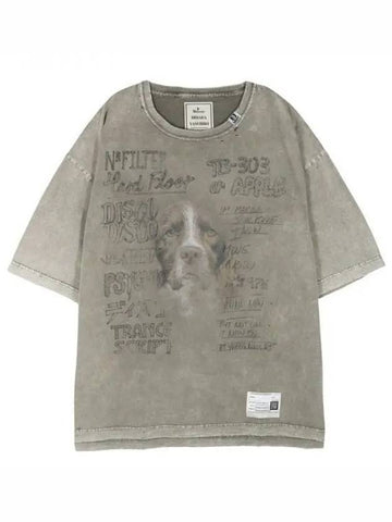 Bleached short sleeve t shirt beige A12TS602 1059159 - MIHARA YASUHIRO - BALAAN 1