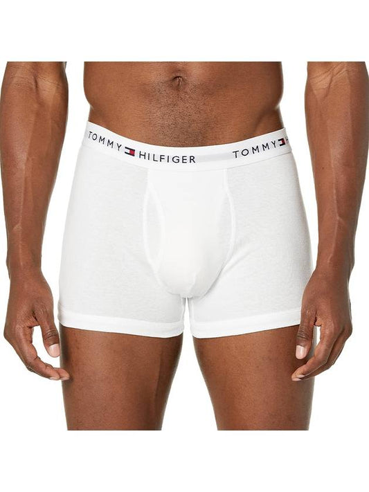 Classic Fit Cotton Briefs 3 Pack Set White - TOMMY HILFIGER - BALAAN 2