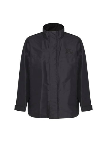 Nylon Salford Down Zip-Up Jacket Black - BURBERRY - BALAAN 1