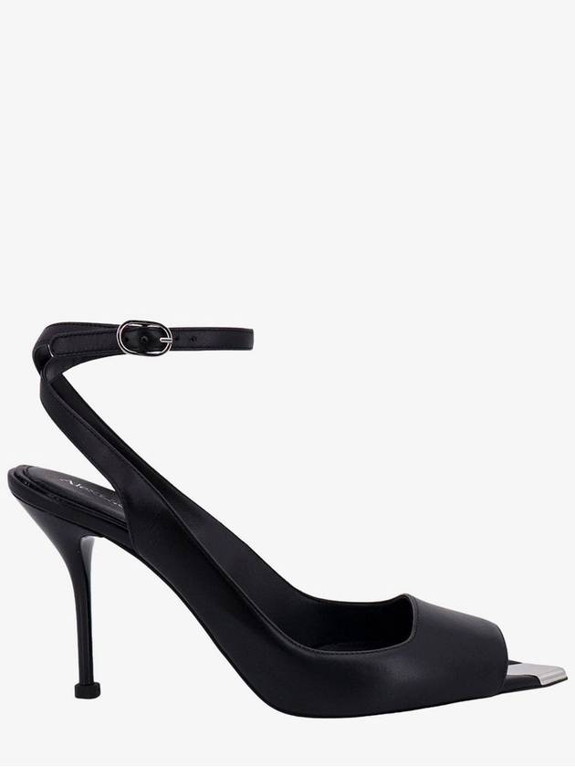 Punk Anklet Calfskin Sandals Heels - ALEXANDER MCQUEEN - BALAAN 1