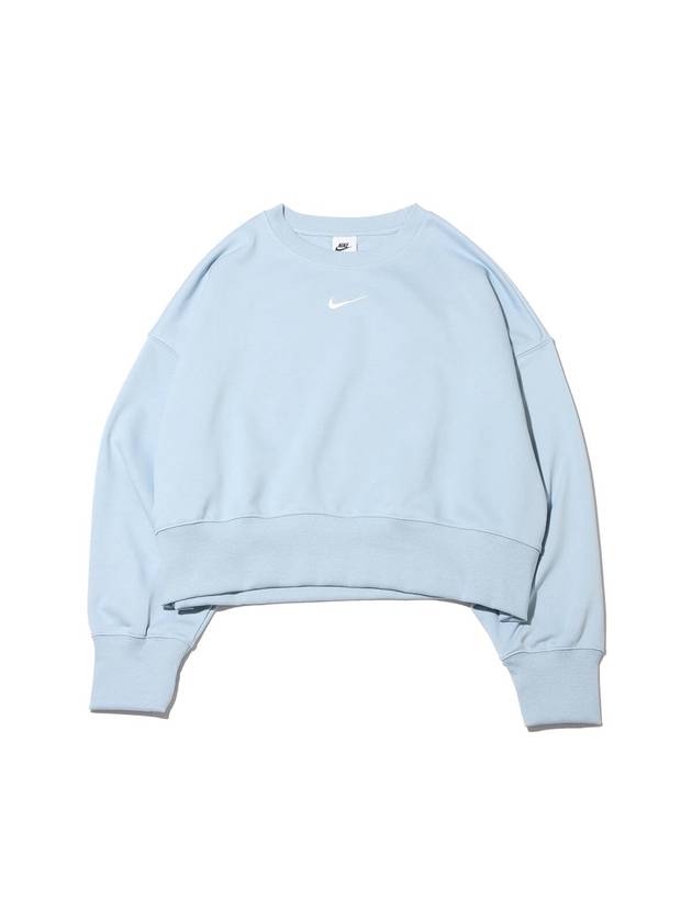 Sportswear Phoenix Fleece Crew Neck Sweatshirt Light Armory Blue - NIKE - BALAAN 1