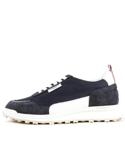 Eco Trainer Nylon Low Top Sneakers Blue - THOM BROWNE - BALAAN 2