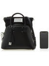 5AC Logo Patch Mini Tote Bag Black - MAISON MARGIELA - BALAAN 7