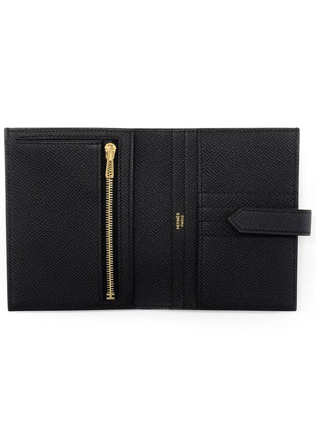 Bearn Compact Half Wallet Black - HERMES - BALAAN 5