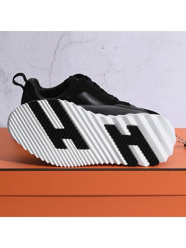 Bouncing Low Top Sneakers Noir - HERMES - BALAAN 4