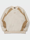 Star Line Block Pullover Cream - CPGN STUDIO - BALAAN 1