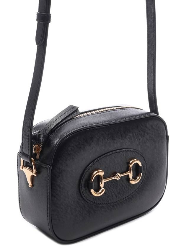 Horsebit 1955 Small Shoulder Bag Black - GUCCI - BALAAN 4