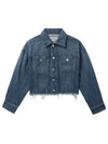 Sainters Crop Denim Jacket Stonewashed Indigo - A.P.C. - BALAAN 2