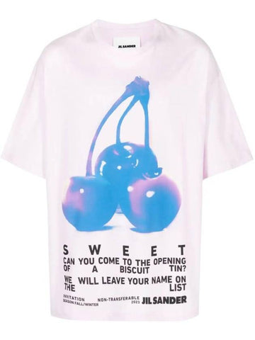 Slogan Print T-Shirt J21GC0131J20117 - JIL SANDER - BALAAN 1