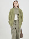 Boocle Angora Cardigan Olive - CHANCE'S NOI - BALAAN 5