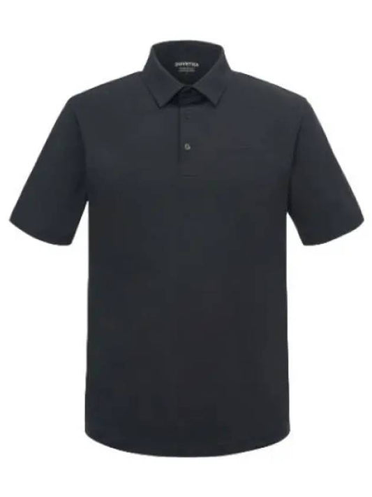 Sist Black Men s Collar T shirt - DUVETICA - BALAAN 1