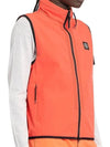 Logo Patch Softshell Vest Coral - STONE ISLAND - BALAAN 4