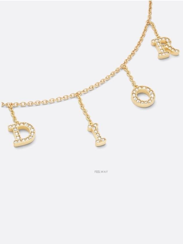 Dior evolution necklace gold finish metal white - DIOR - BALAAN 2