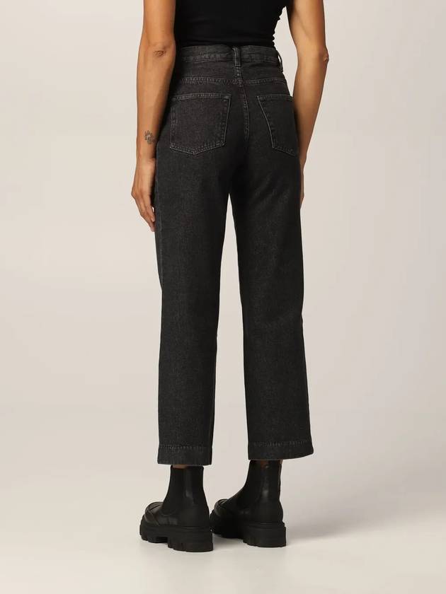 Jeans Women's New Sailor Jeans Recycled Black Denim Black Blue COERO F09131 - A.P.C. - BALAAN 3