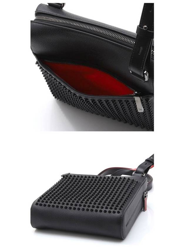 Benech Reporter Medium Cross Bag Black - CHRISTIAN LOUBOUTIN - BALAAN 7